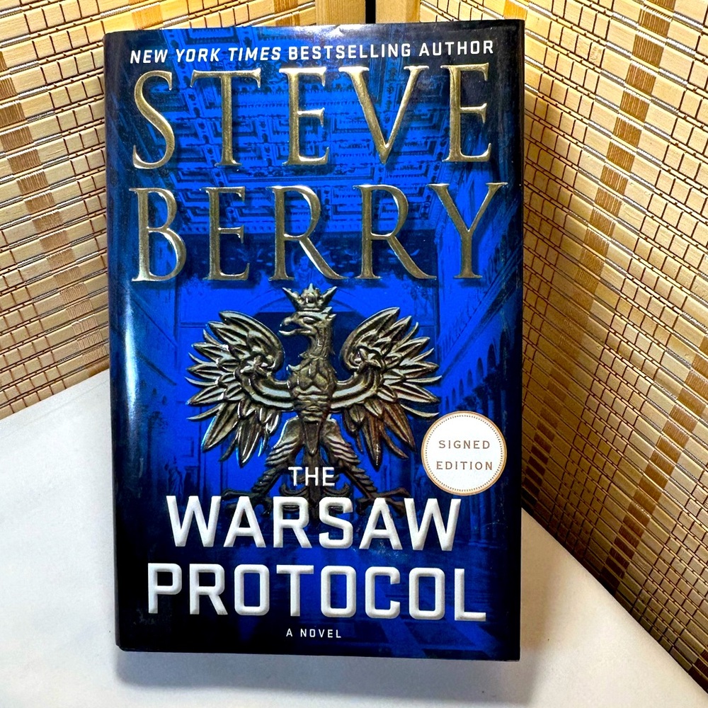 Author Signed Edition- “The Warsaw Protocol” Hardback Book